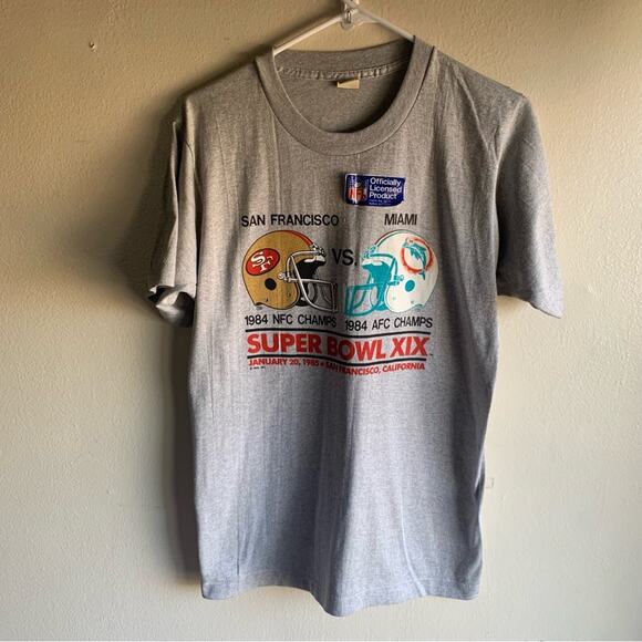 NFL Screen Stars Vintage 1985 Super Bowl Shirt Size Large - Picture 3 of 11